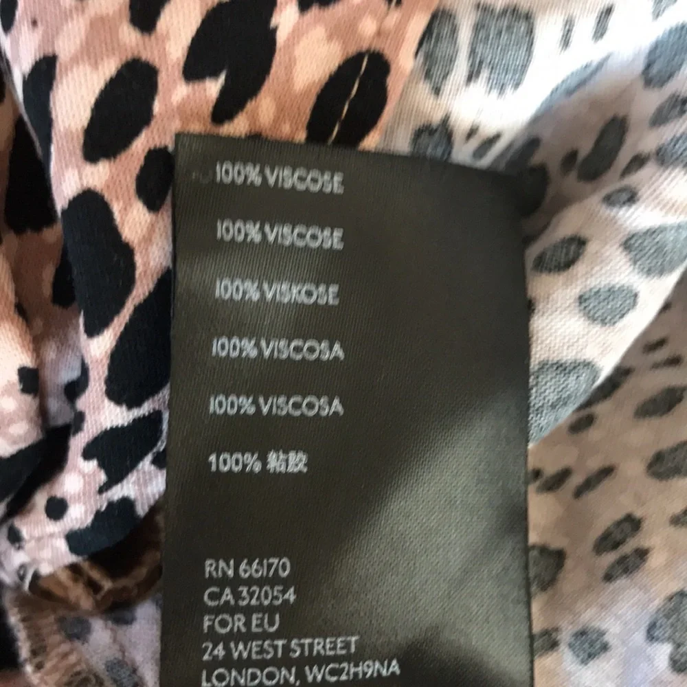 NWT Free People Daria Leopard Maxi Shirtdress Duster Size Large.